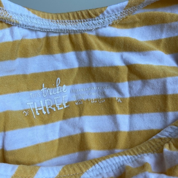 This Tribe Of Three | Yellow Striped Leotard | 7/8 - Picture 7 of 12